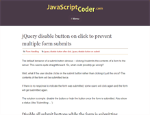 Tablet Screenshot of javascript-coder.com